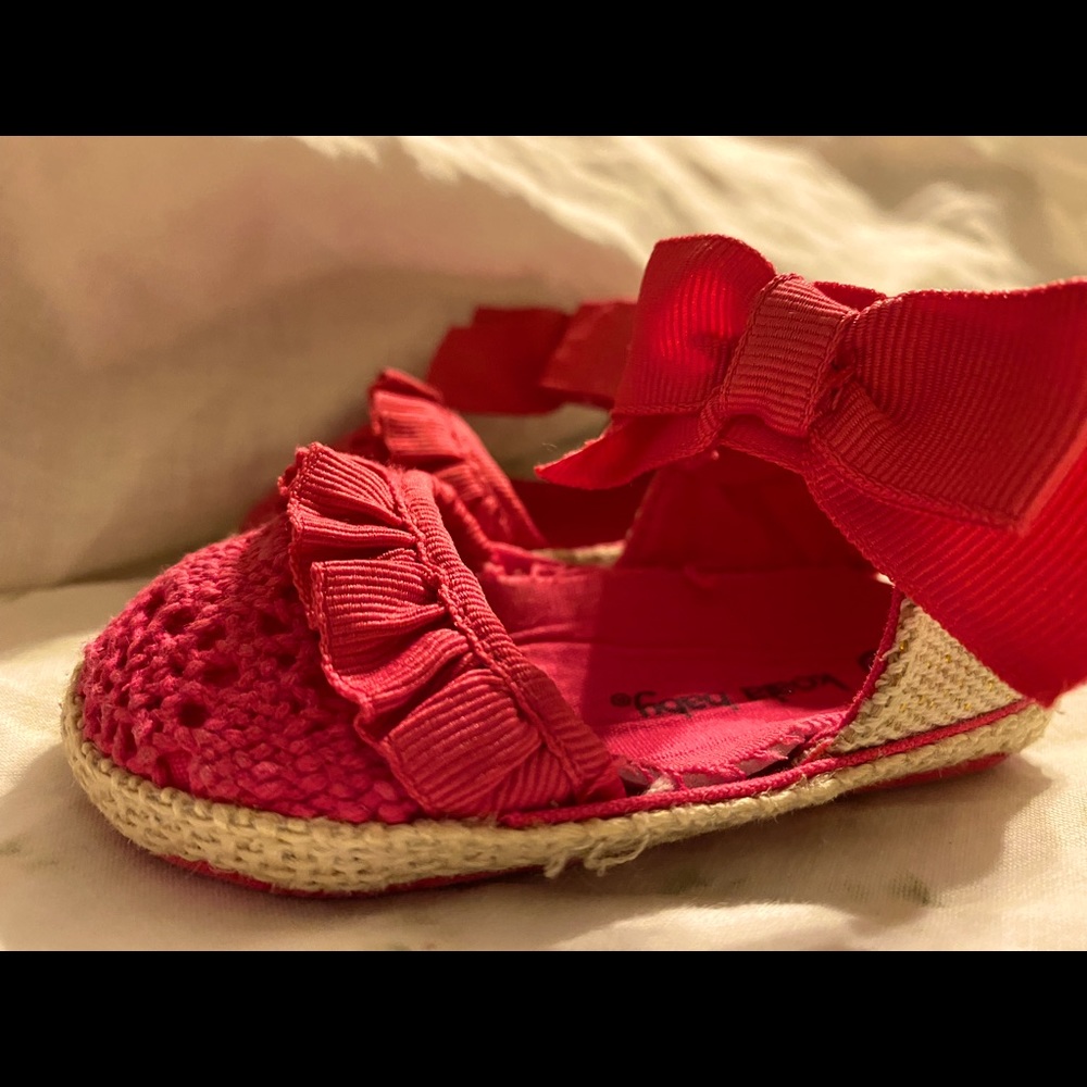 Koala Baby pink espadrilles size 2
